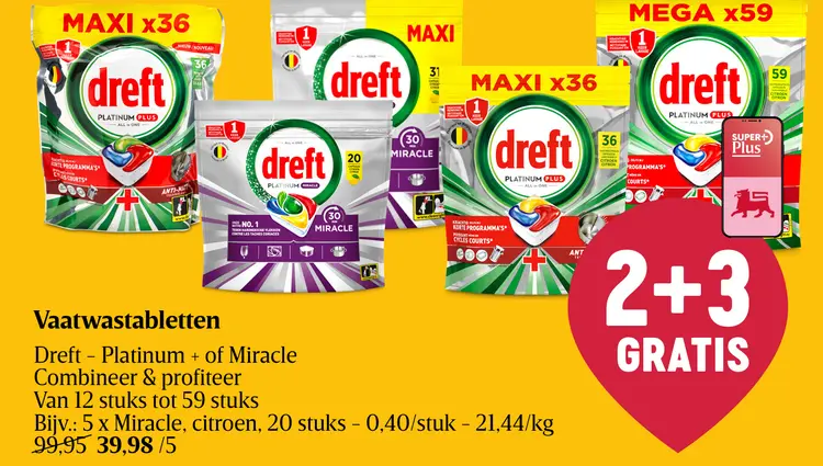 Promotie: Vaatwastabletten