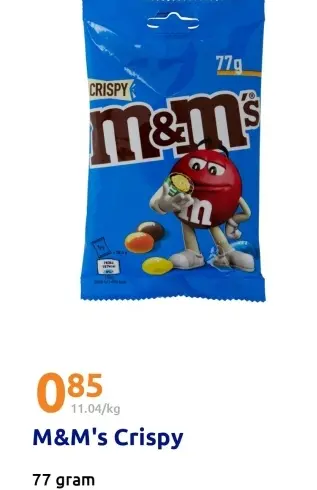 Aanbieding: M&M's Crispy