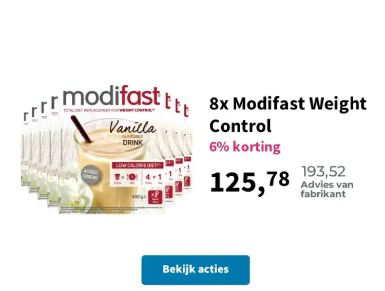 Aanbieding: Modifast Weight Control