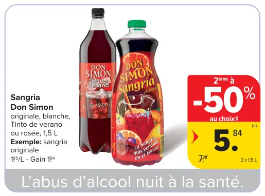 Offre: Sangria