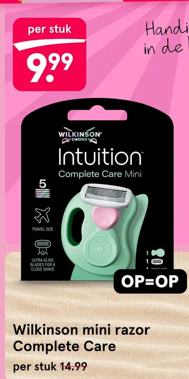Aanbieding: Wilkinson mini razor Complete Care