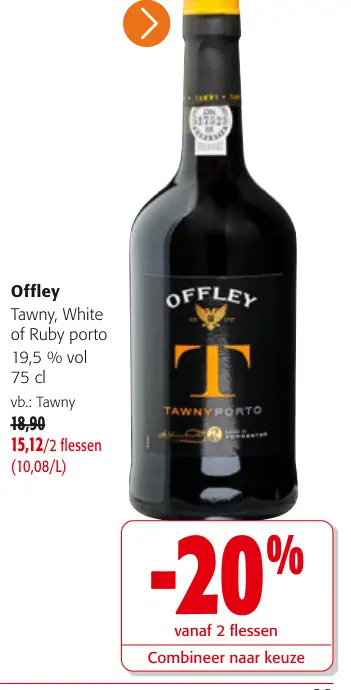 Promotie: Offley Tawny, White of Ruby porto