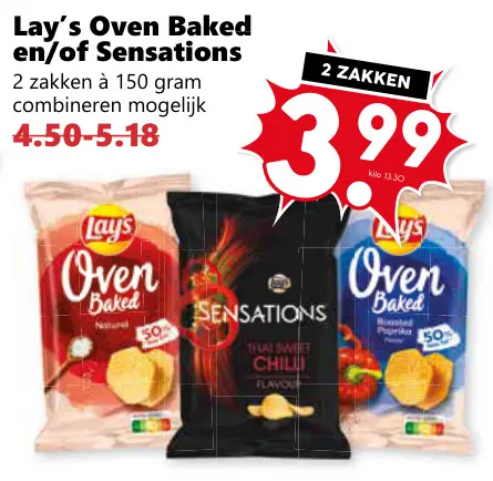Aanbieding: Oven Baked en/of Sensations