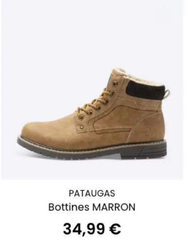Offre: Bottines MARRON