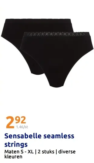 Promotie: Sensabelle seamless strings