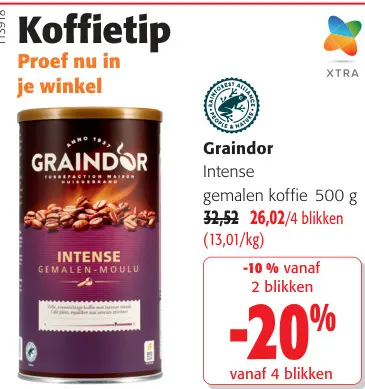 Promotie: Graindor Intense