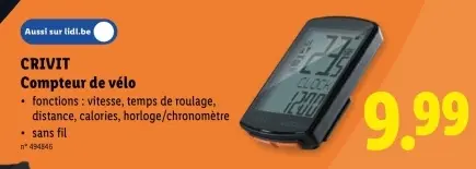 Offre: Compteur de vélo