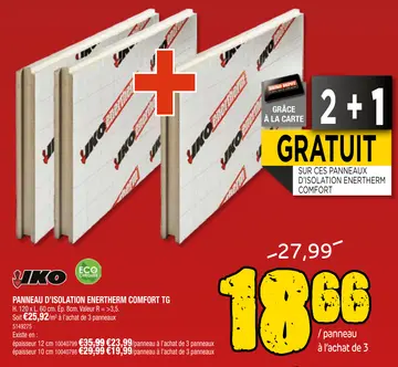 Offre: Panneau d'isolation enertherm comfort tg