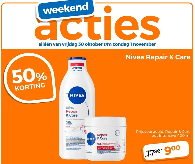 Aanbieding: Nivea Repair & Care