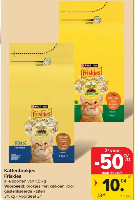 Promotie: Kattenbrokjes Friskies