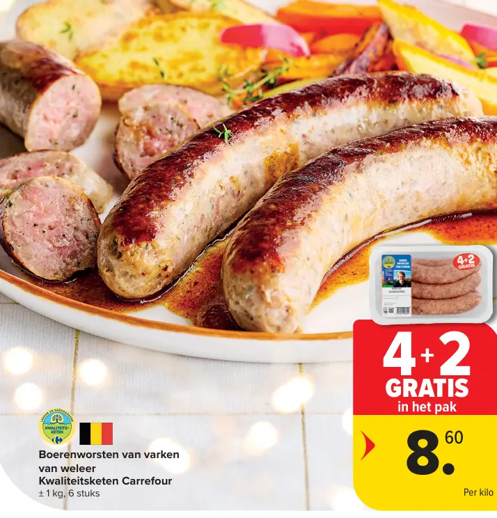 Promotie: Boerenworsten van varken van weleer