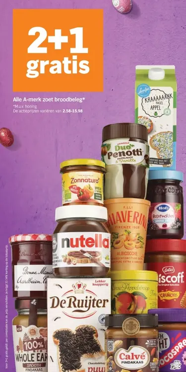 Aanbieding: Zoet broodbeleg