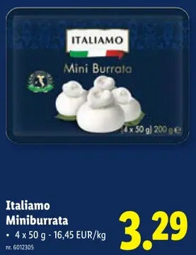 Aanbieding: Italiamo Miniburrata
