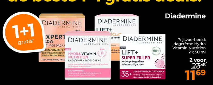 Aanbieding: dagcrème Hydra Vitamin Nutrition