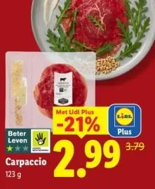 Aanbieding: Carpaccio
