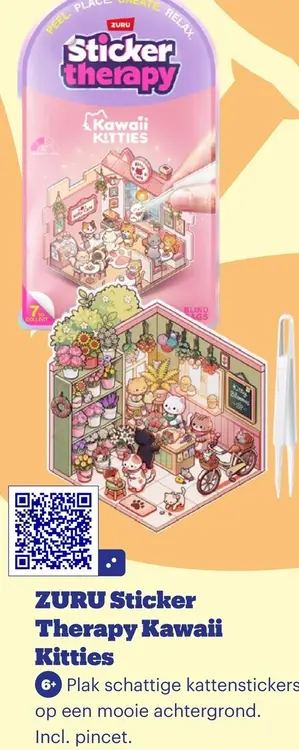 Promotie: Sticker Therapy Kawaii Kitties