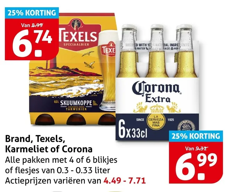 Aanbieding: Texels, Karmeliet of Corona