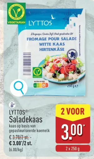 Promotie: Saladekaas