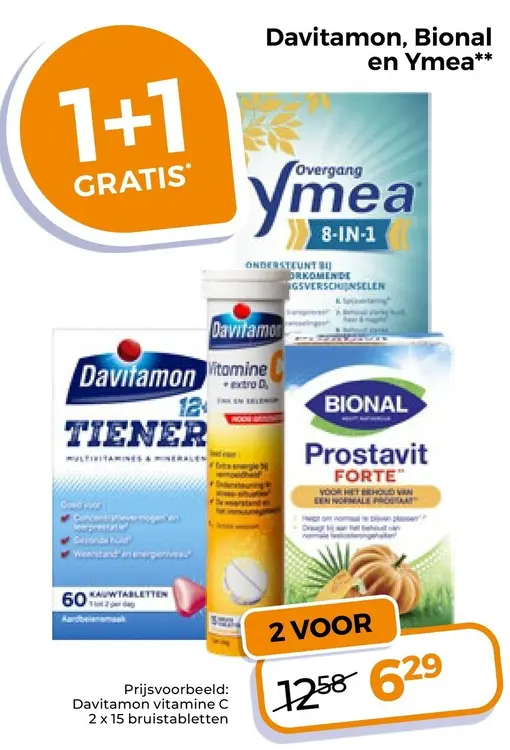 Aanbieding: Davitamon, Bional en Ymea