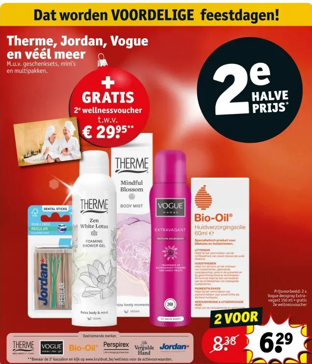 Promotie: Therme, Jordan, Vogue en véél meer