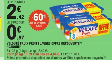 Offre: Velouté fruix fruits jaunes offre découverte