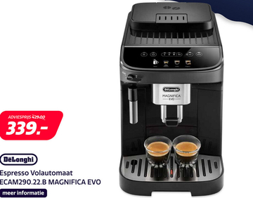 Aanbieding: De'Longhi ECAM290.22.B MAGNIFICA EVO