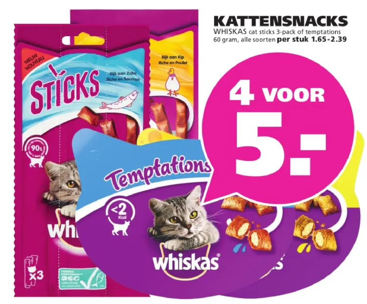 Aanbieding: Kattensnacks