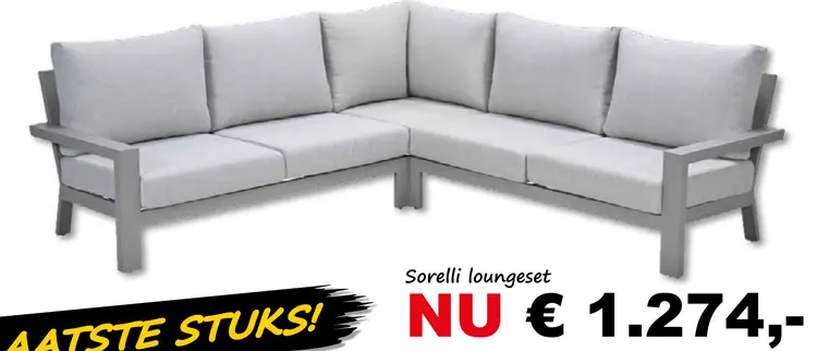 Aanbieding: Sorelli loungeset