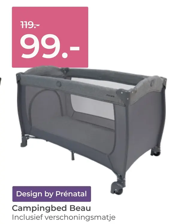 Aanbieding: Campingbed Beau