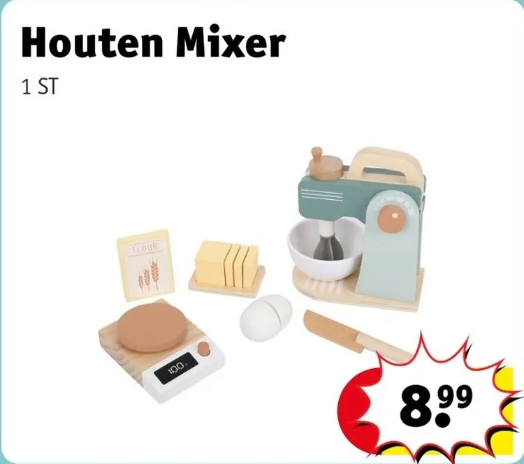 Promotie: Houten Mixer