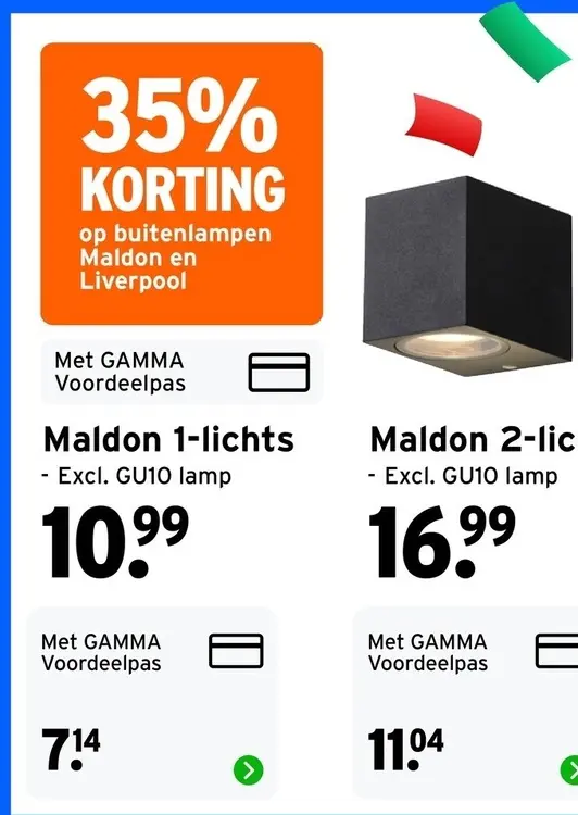 Aanbieding: Maldon 1-lichts