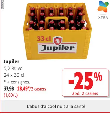 Offre: Jupiler