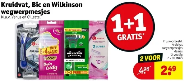 Aanbieding: Wegwerpmesjes