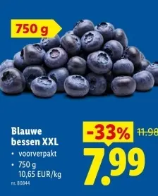 Promotie: Blauwe bessen XXL