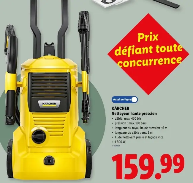 Offre: Nettoyeur haute pression