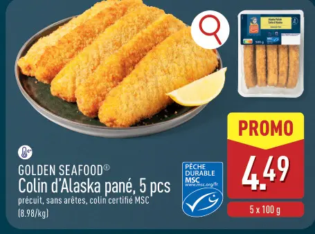 Offre: Colin d'Alaska pané