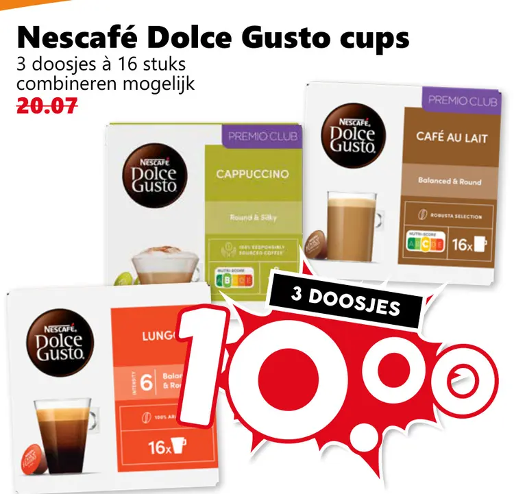 Aanbieding: Dolce Gusto cups