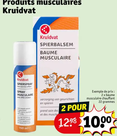 Offre: Produits musculaires