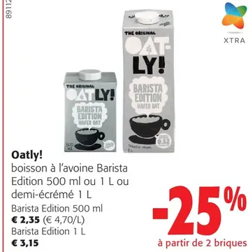 Offre: Oatly!