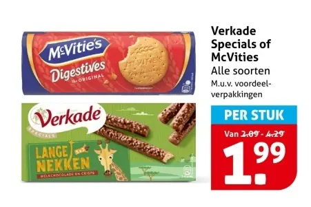 Aanbieding: Specials of McVities