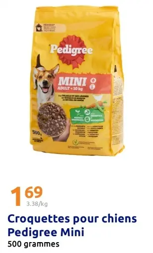Offre: Croquettes pour chiens Pedigree Mini