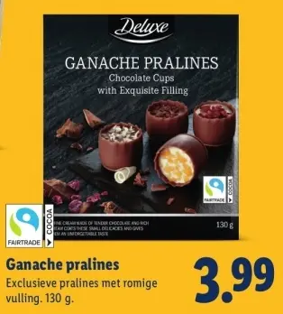Aanbieding: Ganache pralines