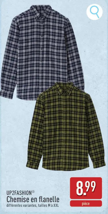 Offre: Chemise en flanelle