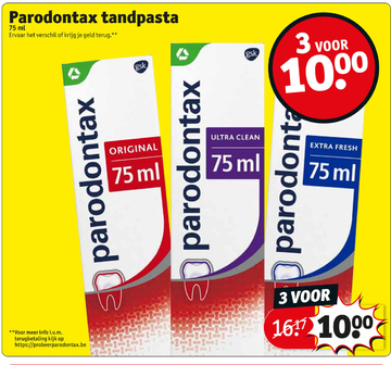 Aanbieding: Parodontax tandpasta