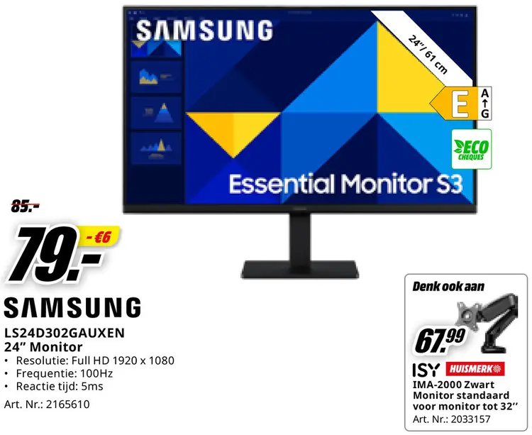 Promotie: 24" Monitor