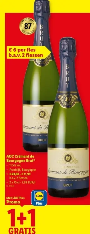Promotie: AOC Crémant de Bourgogne Brut