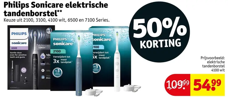 Aanbieding: Sonicare elektrische tandenborstel