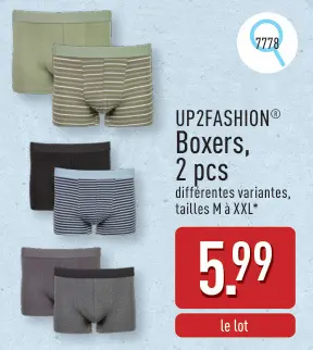Offre: Boxers
