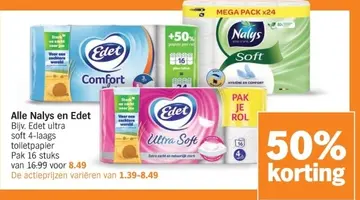 Aanbieding: Alle Nalys en Edet