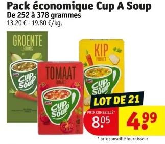 Offre: Pack économique Cup A Soup